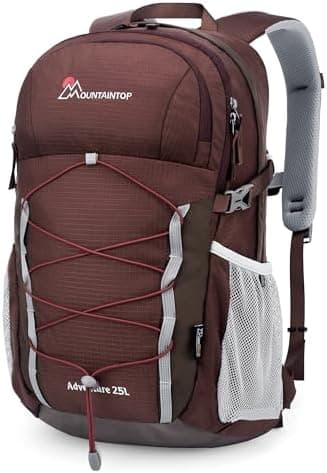 MOUNTAINTOP 25L Hiking Backpack,Lightweight Travel Backpack for Men Women Outdoor Backpacking, Camping