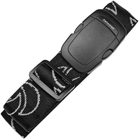 Samsonite Luggage Strap, Black, No Lock