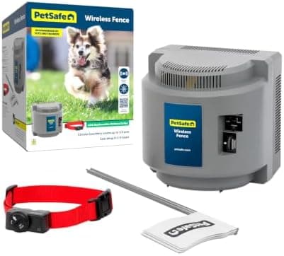 PetSafe Original Wireless Electric Fence for Dogs, Portable for…