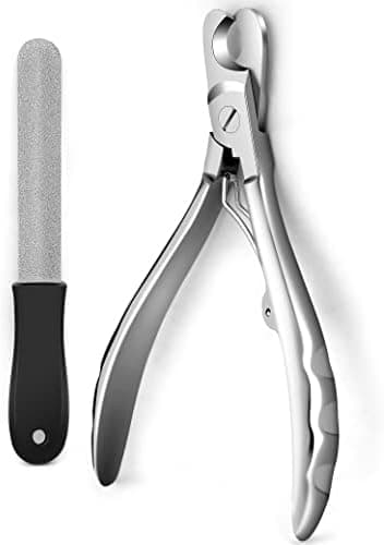 Gobeigo Upgrade Wide Open Dog Nail Clippers for Large Dogs Cut Like Butter, Heavy Duty Dog Nail Trimmer Full Metal Razor Sharp…