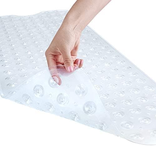 YINENN Bath and Shower Safety Mats 40x16 inch, Non Slip with Suction Cups for Bathroom Stall and Tub Floor…
