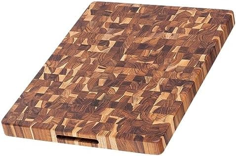 Teakhaus Butcher Block Cutting Board - Large Wooden Cutting Board - Holiday Gift Ideas for Men and Women…
