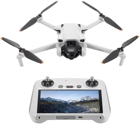 DJI Mini 3 (DJI RC), Lightweight 3x Mechanical Gimbal Drones with Camera for Adults 4K, 38-min Flight Time, up to 32800ft (10km)…