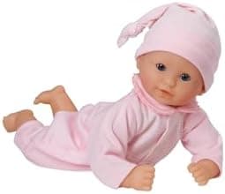 Corolle Bébé Calin Charming Pastel - 12" Soft Baby Doll with Vanilla Scent, Pink Outfit & Sleeping…