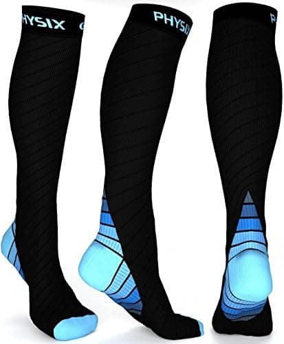 Physix Gear Sport Physix Gear Compression Socks 20-30 mmHg - Men & Women - Running, Nurses, Shin Splints…