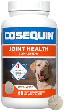 Nutramax Cosequin for Dogs Joint Health Supplement, Contains Glucosamine for Dogs, Plus Chondroitin and MSM, Supports Healthy…