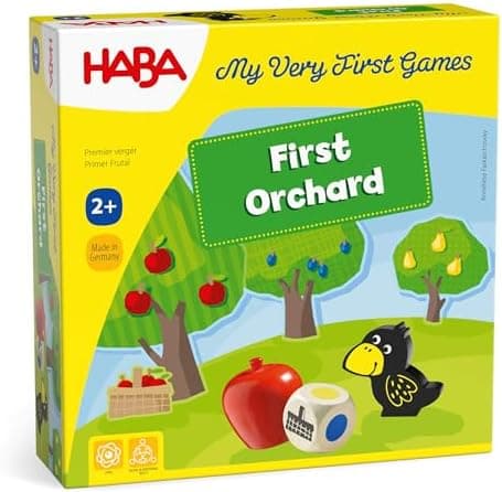 HABA My Very First Games - First Orchard Toddler Game - My First Orchard Game, Cooperative Toddler Board Games for 2 Year Olds…