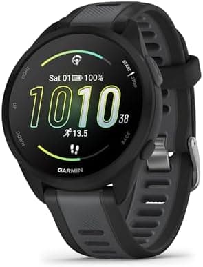 Garmin Forerunner 165, Running Smartwatch, Colorful AMOLED Display, Training Metrics and Recovery Insights…