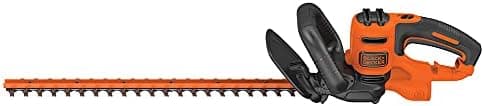 BLACK+DECKER 22" Electric Hedge Trimmer, Lightweight 4.0 Amp Corded Dual Action Shrub Trimmer, Full Wraparound Handle, High…