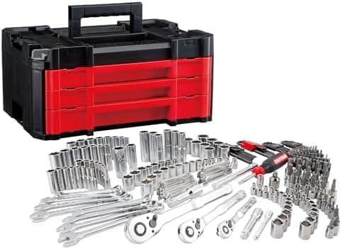 Craftsman 262-Piece Mechanic Tool Set with 3-Drawer VERSASTACK Box…