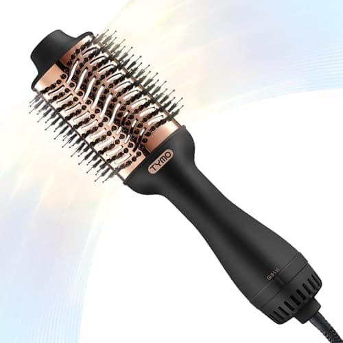 TYMO Hair Dryer Brush Blow Dryer Brush in One, 4 in 1 Ionic Hairdryer and Styler Volumizer with Oval Titanium…
