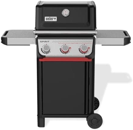 Weber Spirit E-325 Liquid Propane Gas Grill for Outdoor Cooking and BBQ, 3 Burners and 2 Boost…