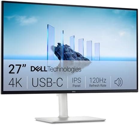 Dell 27 Plus 4K USB-C Monitor - S2725QC - 27-inch 4K (3840 x 2160) 120Hz 16:9 Display, AMD FreeSync…
