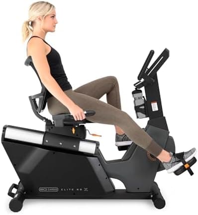 3G Cardio Elite RB X Recumbent Exercise Bike - FreeSync FTMS Bluetooth Smart App Connectivity - Compact 49" (L) - Oversized Soft…