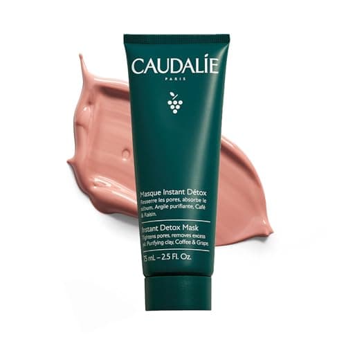 Caudalie Instant Detox Mask Pore Minimizing - Visibly Eliminates Excess Sebum and Visibly Tightens Pores in as Little as 10…