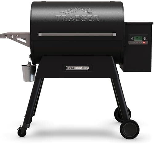 Traeger Ironwood 885 Wood Pellet Grill and Smoker, WiFi Pellet Smoker Grill with Super Smoke Mode, D2…