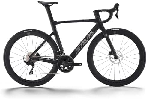 SAVADECK Full Carbon Racing Bike A7L Pro 2026 – Carbon Frame & Wheelset, with Shimano R7120 24-Speed, Hydraulic Disc Brakes, 90%…