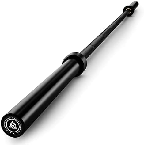 LIONSCOOL 7FT Olympic Barbell for Weightlifting, Power Lifting, 2 Inch Strength Training Bar for Squats, Deadlifts, Presses…