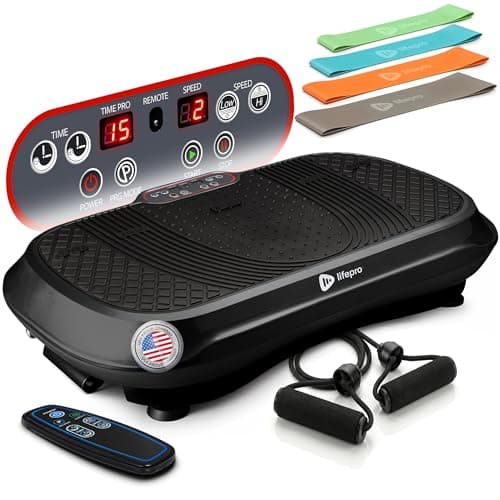 Lifepro Waver Vibration Plate Exercise Machine – High-Intensity Vibration Plate for Lymphatic Drainage…