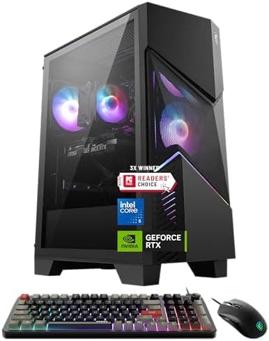 msi Codex R2 Gaming Desktop PC | NVIDIA GeForce RTX 5070 12GB | Intel Core i5-14400F | 32GB DDR5…