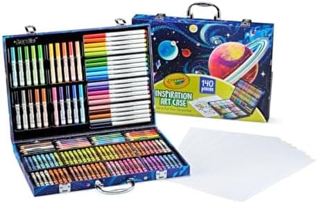 Crayola Inspiration Art Case Coloring Set, 140pc Space Theme – Art…