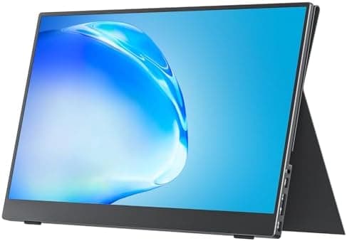 cocopar Portable Monitor 15.6 Inch 1080P FHD 60Hz 85% sRGB Travel Monitor with Speaker HDMI USB-C Second Screen for Laptop…