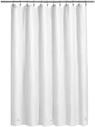 Barossa Design White Shower Curtain Liner - Premium PEVA, BPA & PVC Free, No Chemical Smell, Lightweight Shower Curtain with 3…