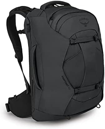 Osprey Farpoint 40L Men's Travel Backpack, Tunnel Vision Grey Bluesign Bluesign Bluesign