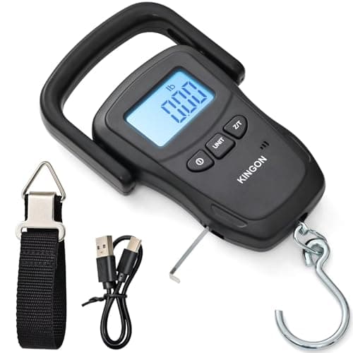 KINGON KINGON Rechargeable Luggage Scale, Digital Portable Bag Scale for Travel, Suitcase Weight Scale with…