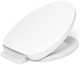 KOHLER 10349-0 PureWarmth Heated Elongated Toilet Seat, Soft Close Toilet Seat, Quiet-Close, Slow Close, Night Light, White