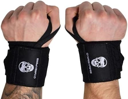 Gymreapers Weightlifting Wrist Wraps (IPF Approved) Professional Quality Wrist Support with Heavy…
