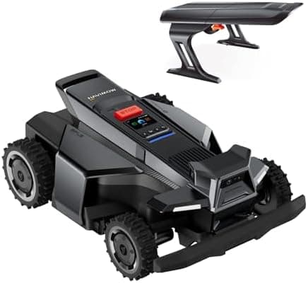 Segway Navimow X430 Robot Lawn Mower Wire Free with Garage X, 4WD for 84% Slopes, Zero-Turn Mowing…