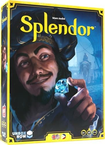 Asmodee Splendor Board Game - Gem Trading & Engine-Building Strategy…