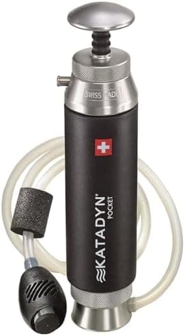 Katadyn Pocket Water Filter for Backpacking, Group Camping &…