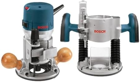 BOSCH Router 1617EVSPK 2.25 HP Combination Plunge- and Fixed-Base Woodworking Router
