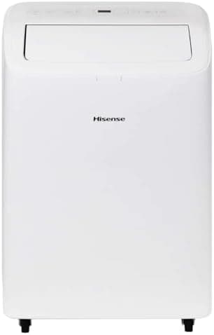 Hisense 8,000 BTU Portable Air Conditioner with Dual Hose & Inverter, 350 Sq Ft, Wi-Fi, ConnectLife App Google and Alexa, 3…