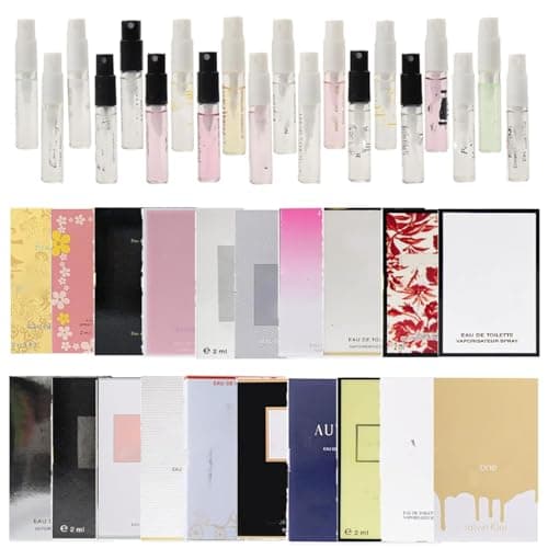 Dirstic 20 Piece Designer Fragrance Samples, Women's Designer Fragrance Sampler Collection, Luxury High-End Perfume Vials for…