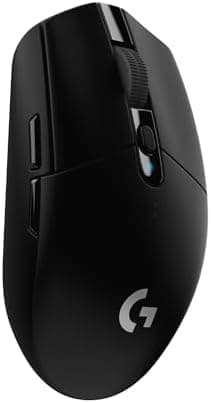 Logitech G305 Lightspeed Wireless Gaming Mouse, Hero Sensor, 12,000 DPI, Lightweight, 6 Programmable Buttons, 250h Battery…