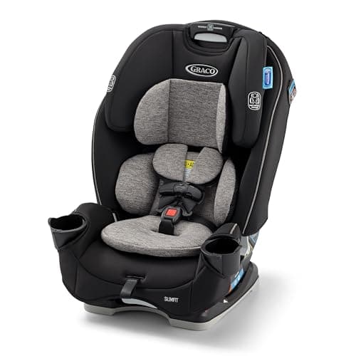 Graco Slimfit 3-in-1 Convertible Car Seat, Slim Car Seat with Space-Saving Design, Highback Booster Seat with…