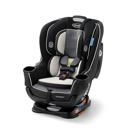 Graco Extend2Fit Convertible Car Seat, Rear and Forward Facing Car Seat with Adjustable Extension Panel for Extra Legroom, Great…