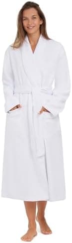 MONARCH Unisex Plush Lined Microfiber Bath Robe - Soft Shell with Polyester Lining, Resort-Grade…