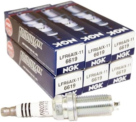 NGK 6619 Iridium Spark Plugs LFR6AIX-11-6 Pack