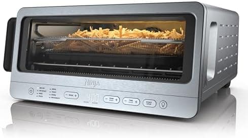Ninja Air Fryer Toaster Oven Combo | 8-in-1 Functionality | Flip Up & Away for Storage Space | Air Fry…