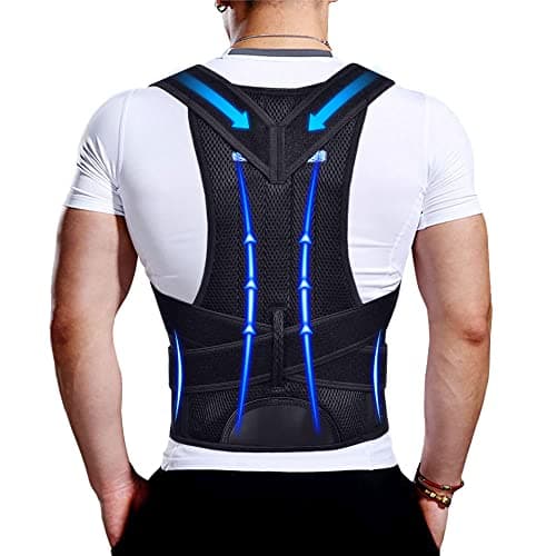 Upgraded Posture Corrector Back Brace for Men and Women, New Version Lumbar Support for Posture Improving and Pain Relief, Full…