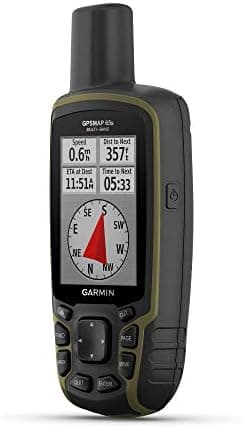 Garmin GPSMAP 65s, Button-Operated Handheld with Altimeter and Compass, Expanded Satellite Support and…