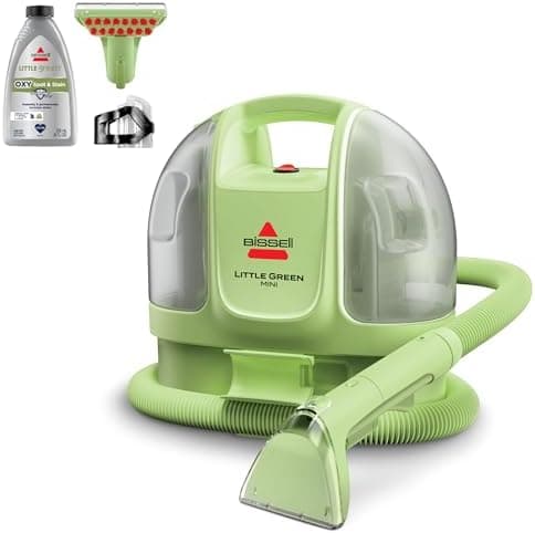 BISSELL Little Green Mini Portable Carpet and Upholstery Deep Cleaner, Car/Auto Detailer, with…