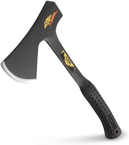 Estwing Camper's Axe - 19" USA Made Special Edition Camping Ax with Forged Steel Construction & Shock…