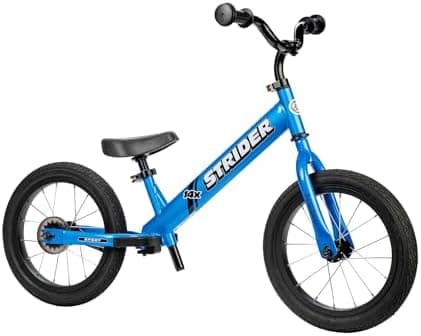Strider 14x Classic, Balance Bike for Kids 3 to 6 Years - Includes Custom Grips, Padded Seat, Performance…