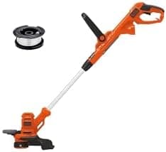 BLACK+DECKER Weed Wacker with Auto Feed, 14-Inch 2 in 1 String Trimmer Lawn Edger, Powerful 6.5-Amp…