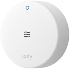 eufy Water Leak and Freeze Sensor E20, Dual Detection, Extended Reach with Cable, Built-in Alert with 75 dB Alarm, Long-Lasting…